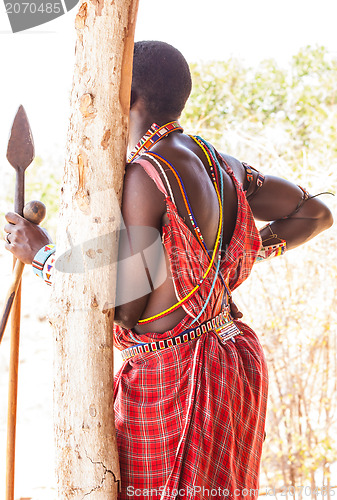 Image of Masai tribal costume