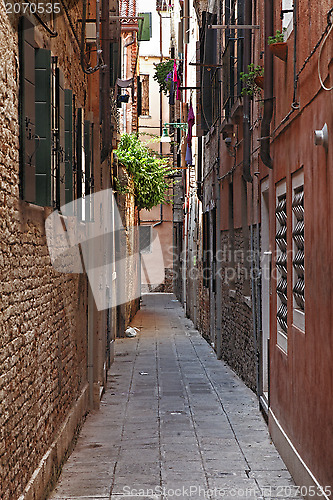 Image of Narrow Street in Venice