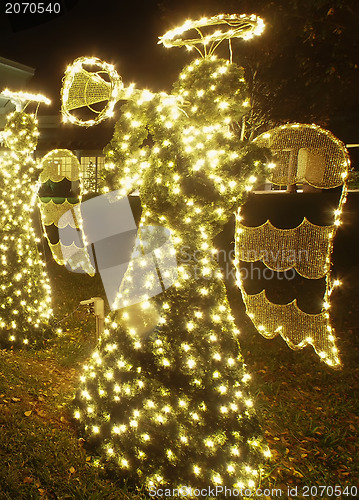 Image of outdoor christmas decorations