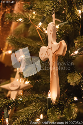 Image of faith christmas tree decorations