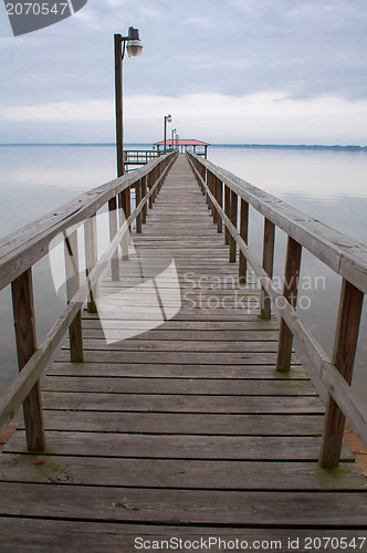 Image of pier on the lake