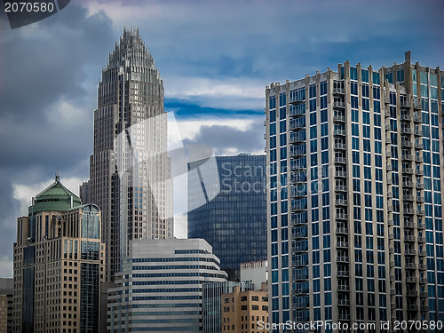 Image of Skyline of Uptown Charlotte, North Carolina.