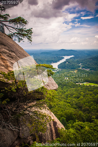 Image of lake lure overlook