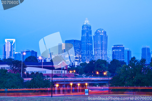 Image of Skyline of Uptown Charlotte, North Carolina.