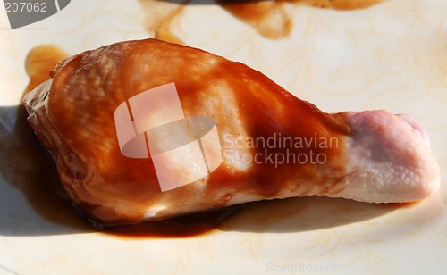 Image of raw chicken drumstcik