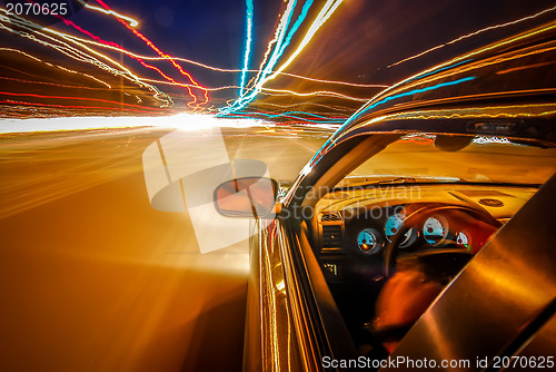 Image of traveling at speed of light