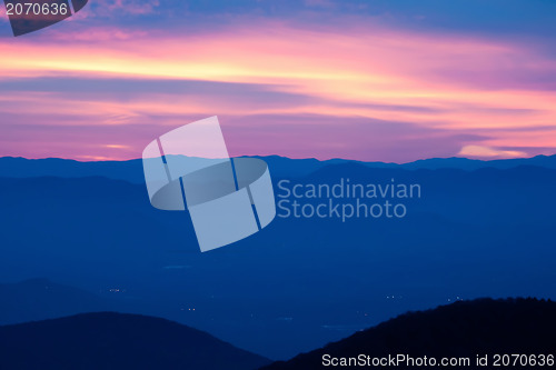 Image of blue ridge parkway