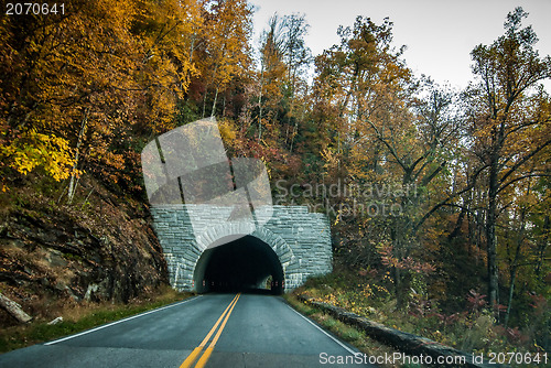 Image of blue ridge parkway tunnel