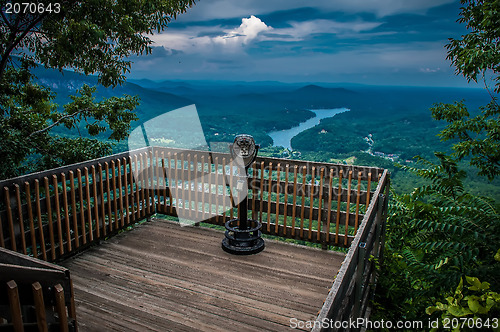 Image of chimney rock at lake lure