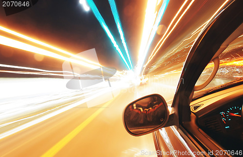 Image of traveling at speed of light