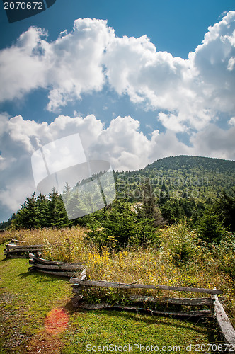 Image of Appalachian Mountains from Mount Mitchell, the highest point in 