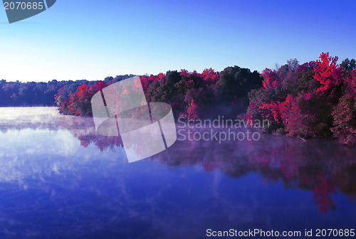 Image of lake reflections