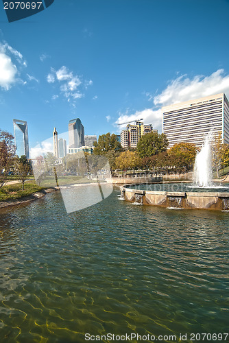 Image of Skyline of Uptown Charlotte, North Carolina.