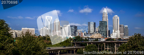 Image of Skyline of Uptown Charlotte, North Carolina.