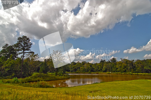 Image of golf course landscape