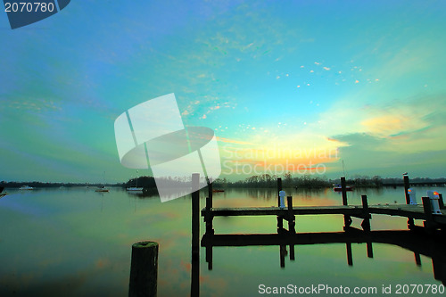 Image of outer banks sunset