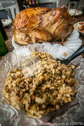 Image of thanksgiving turkey dinner