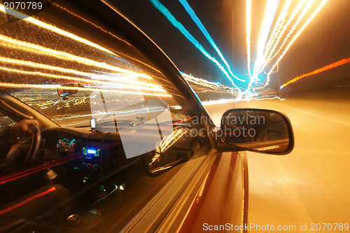 Image of traveling at speed of light