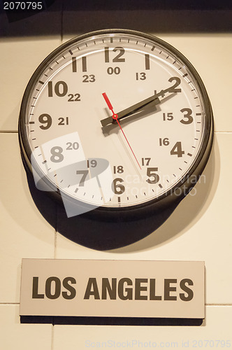 Image of Timezone clocks showing different time