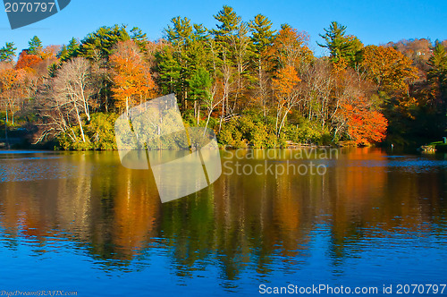 Image of lake reflections