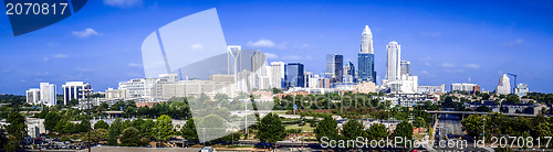 Image of Skyline of Uptown Charlotte, North Carolina.