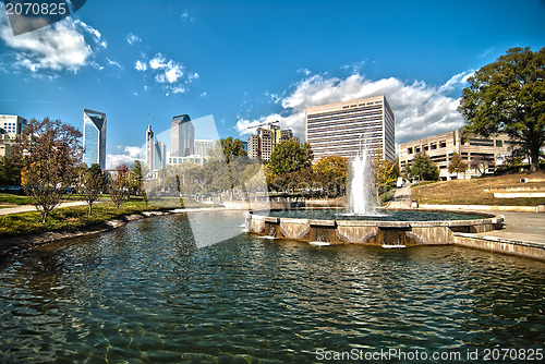 Image of Skyline of Uptown Charlotte, North Carolina.