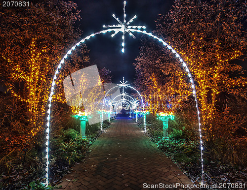 Image of outdoor christmas decorations