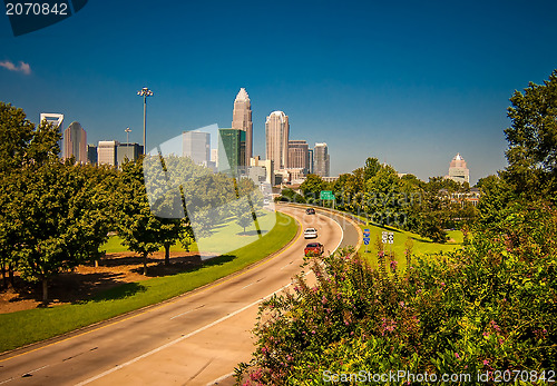 Image of Skyline of Uptown Charlotte, North Carolina.