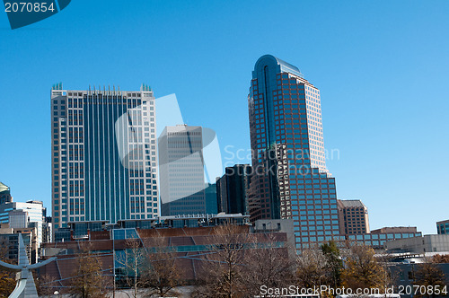 Image of Skyline of Uptown Charlotte, North Carolina.