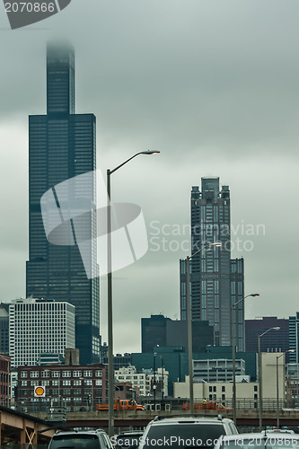 Image of chicago skyline and streets