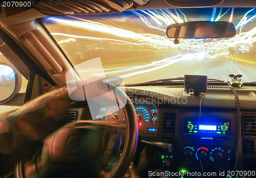 Image of traveling at speed of light