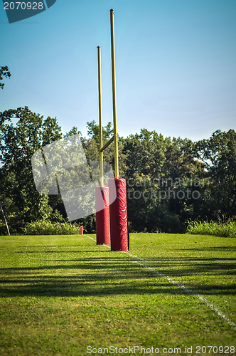 Image of american football goal marker