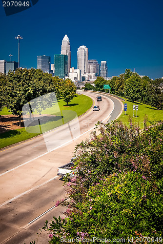 Image of Skyline of Uptown Charlotte, North Carolina.