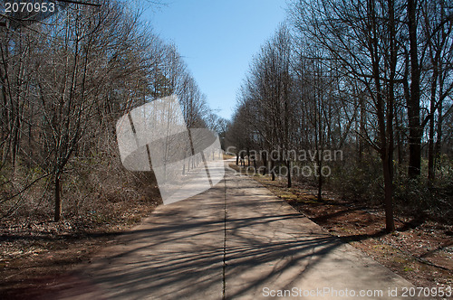 Image of concrete drive alley