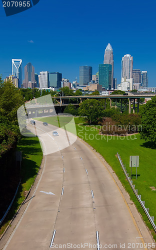 Image of Skyline of Uptown Charlotte, North Carolina.