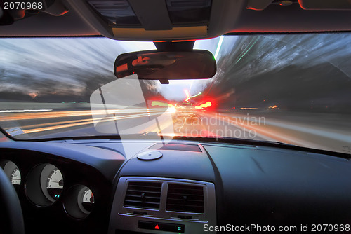 Image of traveling at speed of light