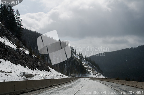 Image of rocky mountains road