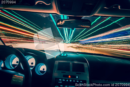 Image of traveling at speed of light