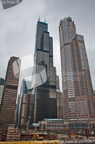 Image of chicago skyline and streets