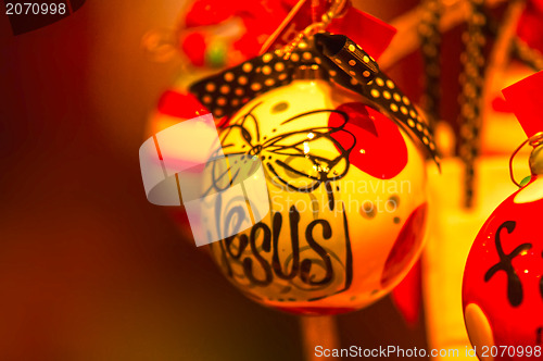 Image of faith christmas decorations