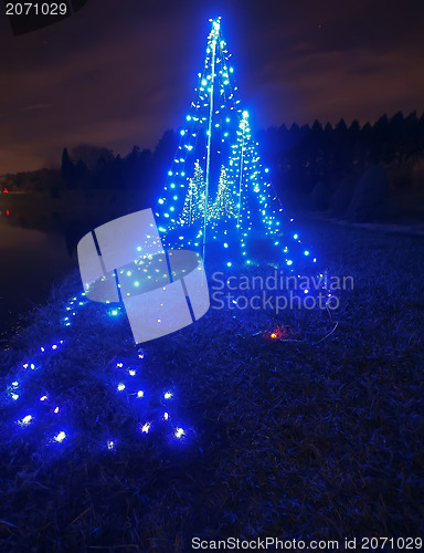 Image of outdoor christmas decorations