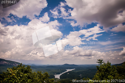 Image of lake lure landscape