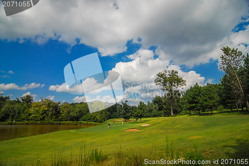 Image of golf course landscape