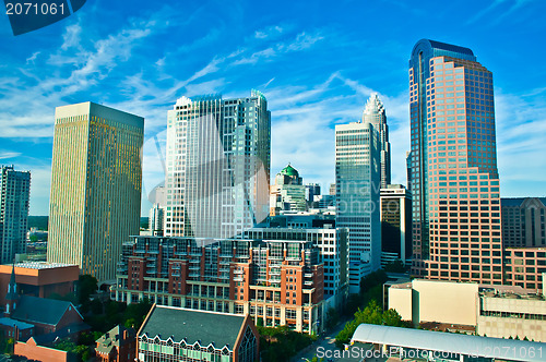 Image of Skyline of Uptown Charlotte, North Carolina.