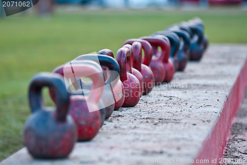 Image of  kettlebell for weight training 