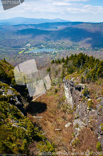 Image of Autumn View Of Grandfather Mountain From Beacon Heights Trail, B