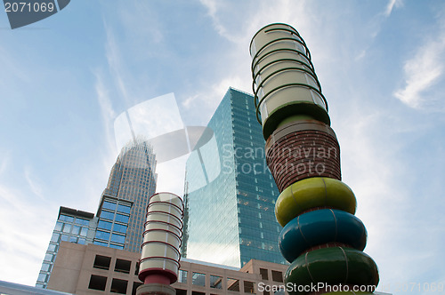 Image of Skyline of Uptown Charlotte, North Carolina.