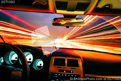 Image of traveling at speed of light