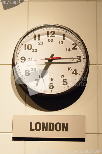 Image of Timezone clocks showing different time