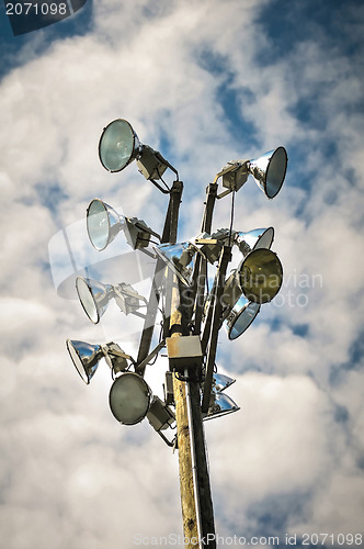 Image of stadium lights